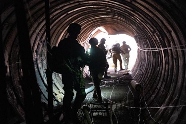 Militer Israel Banjiri Terowongan Bawah Tanah Gaza Dengan Air Laut